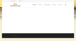 Desktop Screenshot of northshorelegal.ca